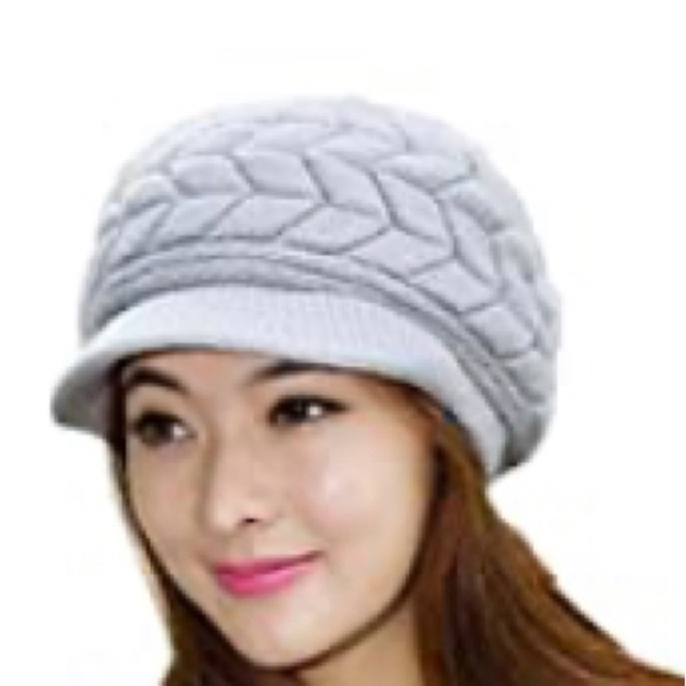 Loritta Womens Winter Beanie Hat Warm Knitted Slouchy Wool Hats Cap